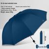 Tiantiansan XL Dual-Use Umbrella for Men and Women, Foldable, Sun & Rain Protection, Ten Ribs, Reinforced, Business Design.