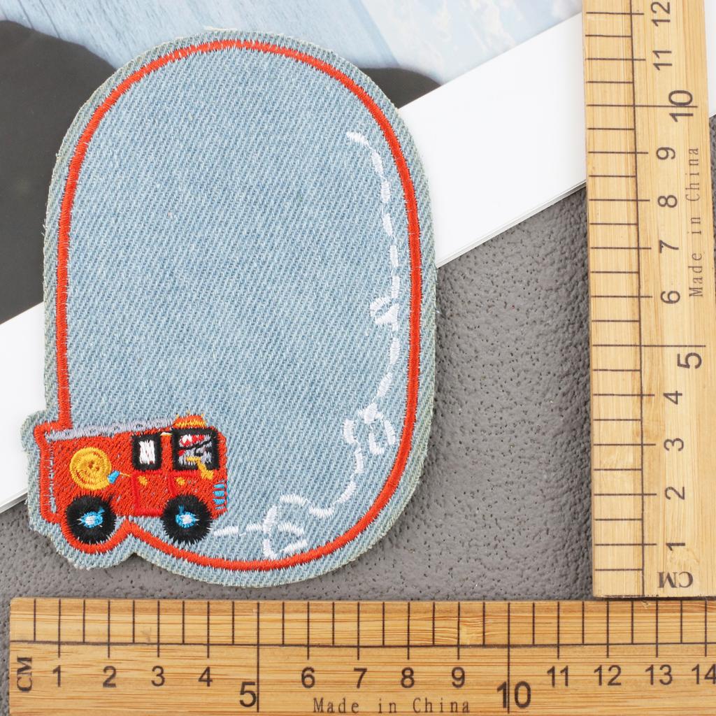 Hot-Selling Cloth Stickers Cartoon Embroidery Stickers Jeans Knee Stickers Ripped Holes Repair Embroidery Label Adhesive Patch Stickers