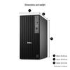 Dell QCT1250 12th Gen Intel Core Desktop PC with 23.8-inch Monitor (CN version)
