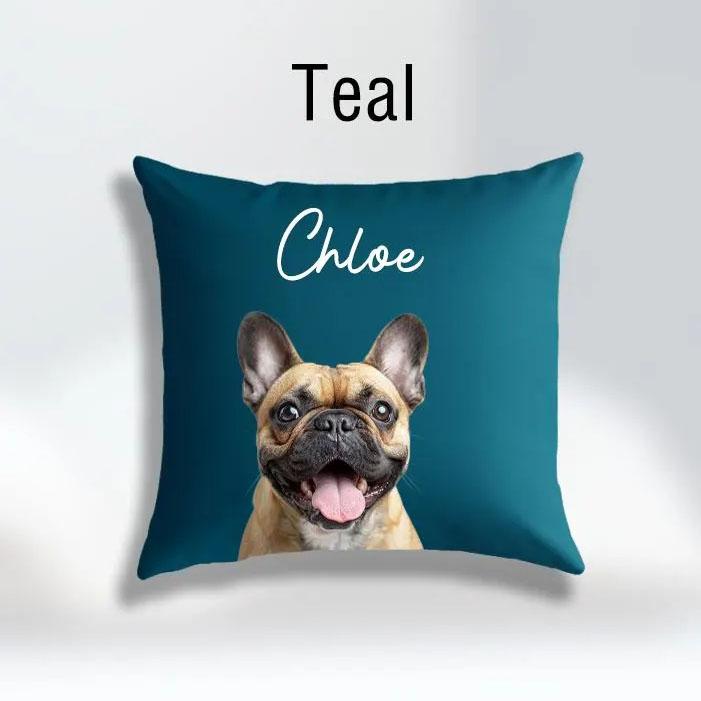 Customisable Dog Photo Pillow Personalized Pet Cushion Throw Pillow with Pet Picture Custom Decor for Pet Owners Unique Gifts