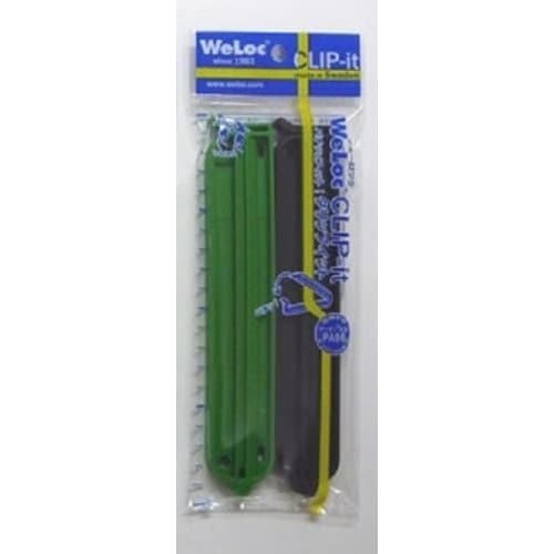 WeLoc CLIP-it PA150B2 150mm X 2-Pack (Green/Black)