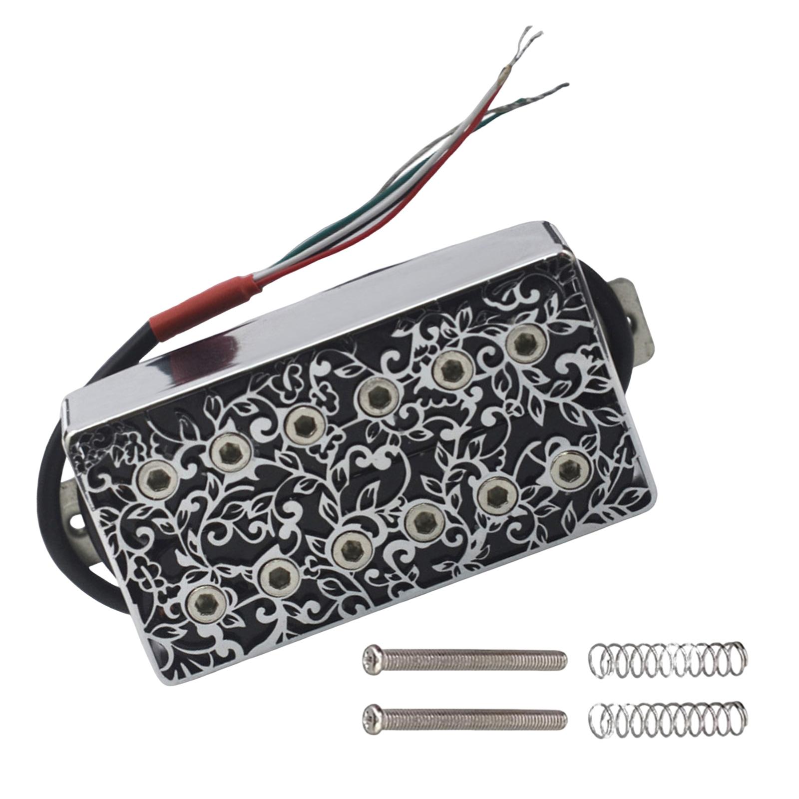 High Output Alnico 5 Pickup Set Style Warm Sound Alnico 5 Guitar Pickup for Various Music Styles and Performances