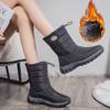 Womens Boots Winter Plush High-top Women's Shoes Waterproof Snow Boots Women's Trend Casual Boots Outdoor Warm Boots Hiking Short Boots