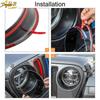 2X Front Headlight Lamp Cover Trim For 2018    Jeep Wrangler JL JT