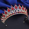 Black Rhinestone Tiaras and Crowns Headband for Queen Bridal Wedding Crown Hair Jewelry Princess Headbands Party Head Ornament