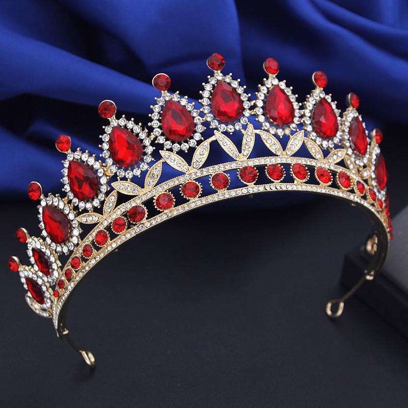 Black Rhinestone Tiaras and Crowns Headband for Queen Bridal Wedding Crown Hair Jewelry Princess Headbands Party Head Ornament