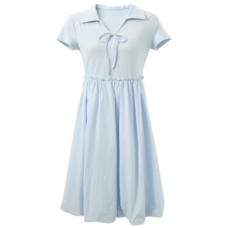 Sancai 2026 Summer French Style A-line Midi Dress XL