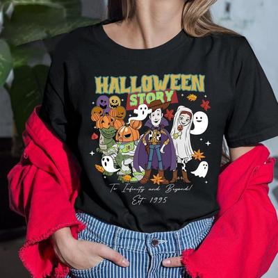 Halloween Toy Story Spooky Season Black TShirt
