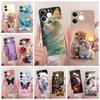 For Realme Note 70 Note70 T Case RMX5313 Cute Cat Painted Cover Soft Slim Phone Case For Realme Note 70T Narzo 80 LIte 4G Fundas