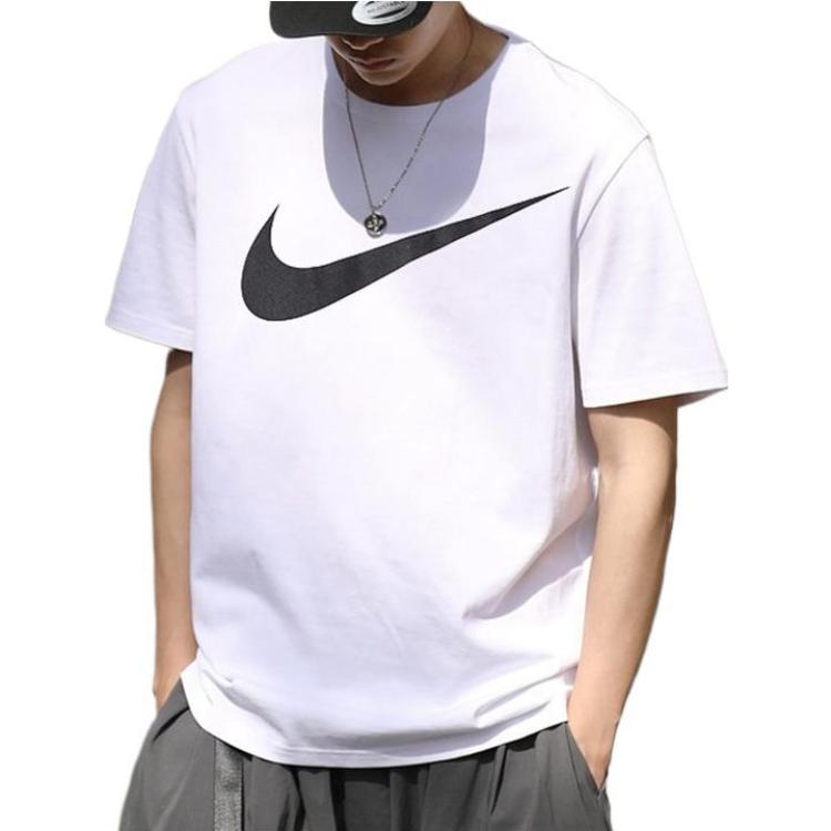 Nike T Shirts Men's White Crew Neck Moderate BV0628-100