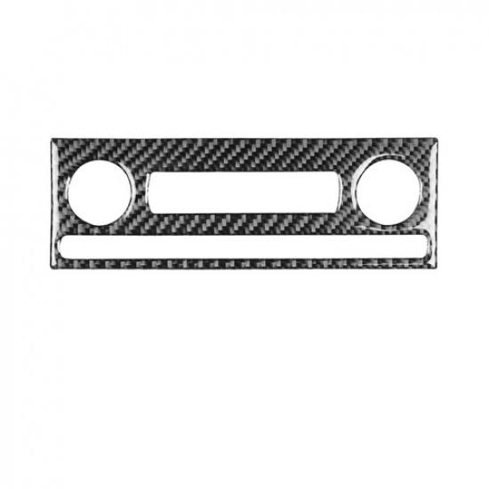 For Chevrolet Corvette C6 05-07 Carbon Fiber Interior Climate Control Cover Trim