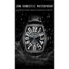 SANDA New Mechanical Men's Watch Calendar Digital Fashion Versatile Leather Fluorescent Men's Watch