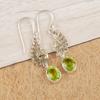 Peridot Beautiful Gemstone Earrings, Handmade Silver Jewelry Gift For Love, 925 Sterling Silver Earrings For Engagement Gift