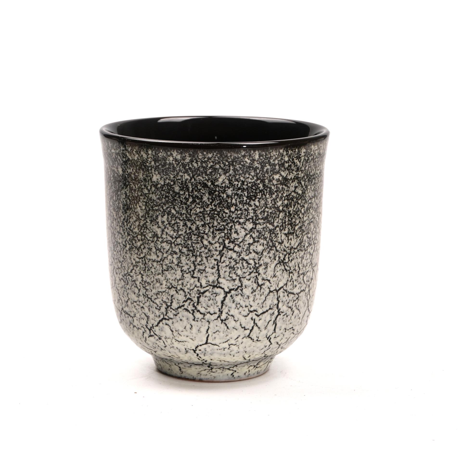 Retro Kiln-Changed Ceramic Coffee Cup 180ml - Simple Style for Home 180ml коричневый
