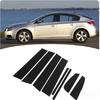 For Chevrolet Cruze Hatchback 2013-15 Window Decoration Door Frame Cover Shiny Black Center Pillar Sticker