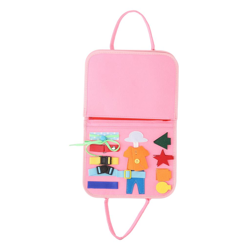 Felt Fidget Blanket Multifunctional Sensory Pad Toy Felt Sensory Board for Toddlers Elderly