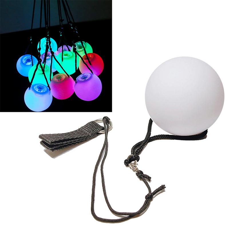 Led Hand Balls Poi Thrown Professional Belly Dance Props Waterproof Xmas