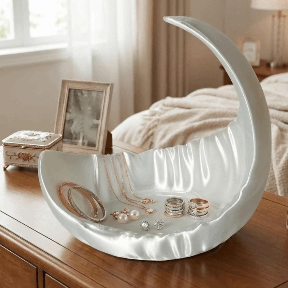 Minimalist Earrings Ring Display Dish 3D Printed Necklace Display Tray Decorative Plate  Kitchen