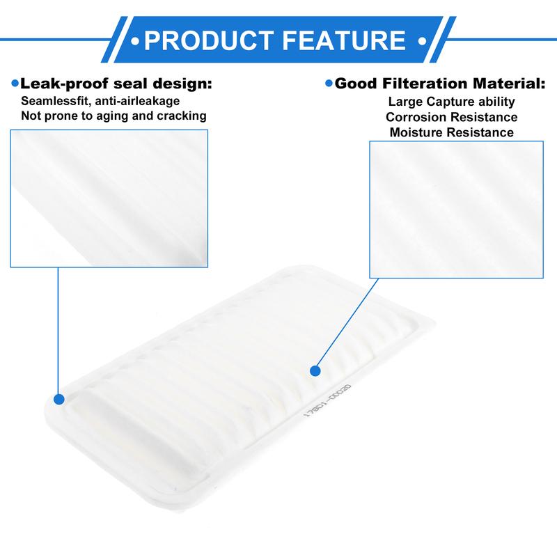 X Autohaux 1 Pcs Engine Air Filter for Toyota Camry 2.5L L4 10-17 Long Life Engine Air Filter