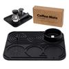 Silicone Coffee Mat Multi-Slot Espresso Mat New Espresso Tamping Mat Coffee Machine Accessories