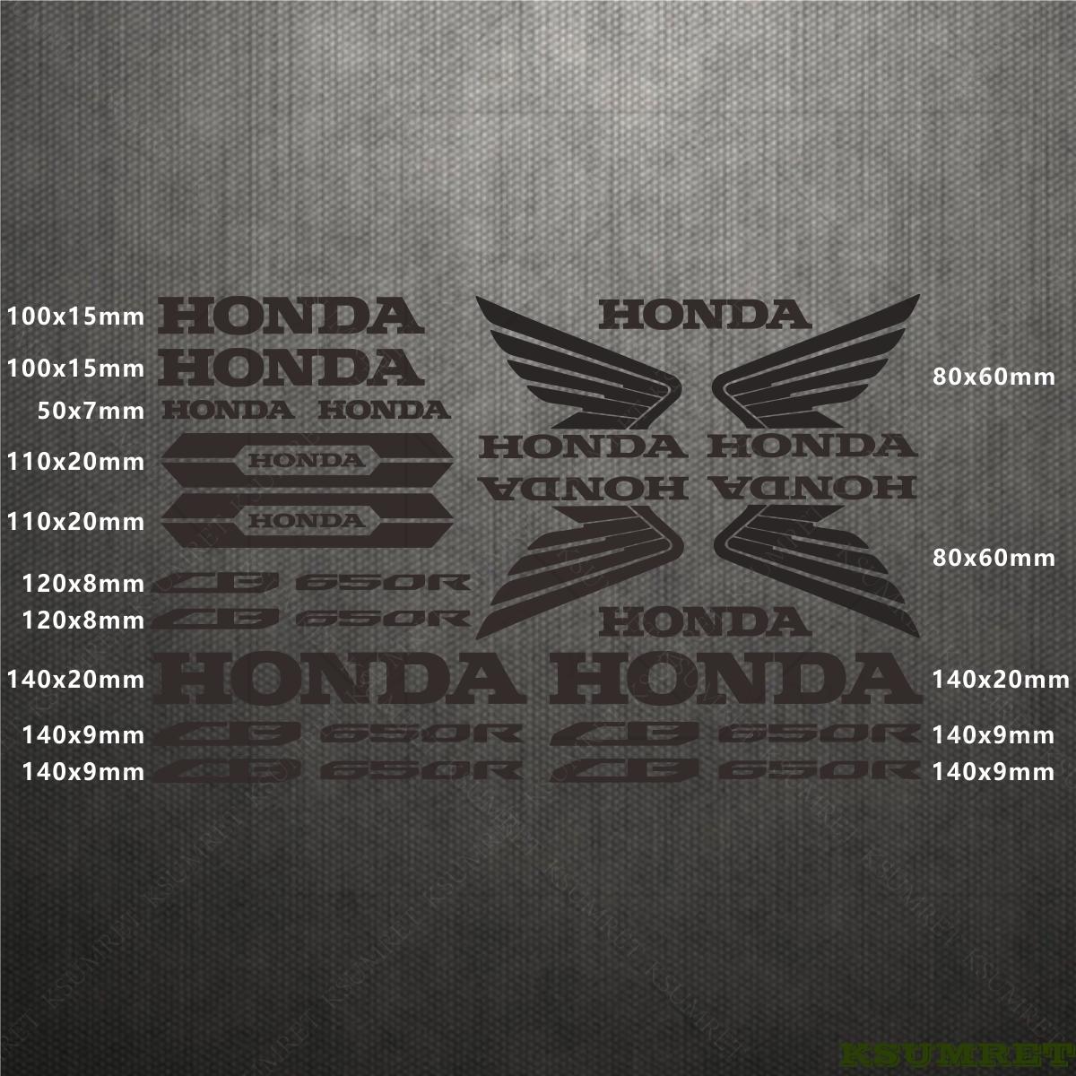 AAADK1 For Honda CB650R Sticker Motorcycle Stickers CB650R Logo Decal Waterproof