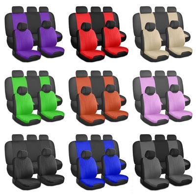 Textured Design Universal Car Seat Covers Providing Elegance And Protection For Comfortable Driving Experience