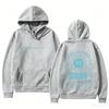 Tour-sun Men Hoodie Front Eternal Sunshine Tour Text Print, Circular Sun Face 2026 Back Graphic, Thick Fleece Sweatshirt for Urban Daily Outfits