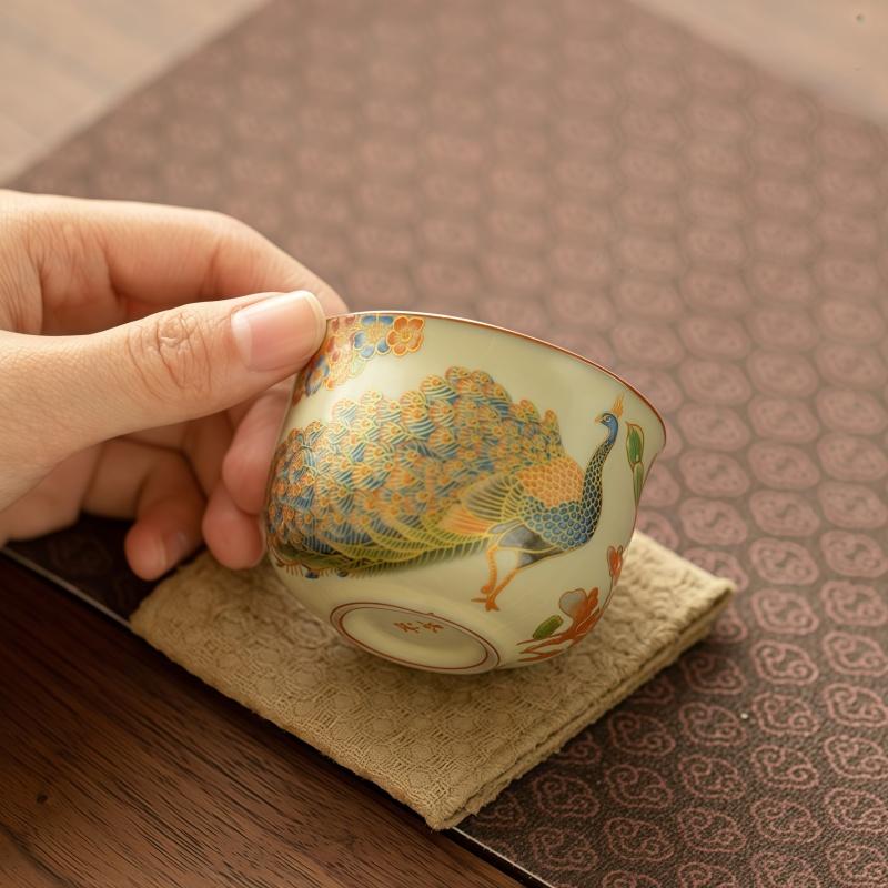 Jingdezhen Ru Kiln Tea Cups, Ceramic Tea Sets, Master's Cups, Customer's Cups, Opened Cups for Maintenance, Single Cup Tea