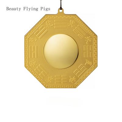 Original Chinese Style Pure Copper Eight Trigrams Mirror Decorations for Tai Chi Convex Eight Trigrams Mirror At Home Entrance