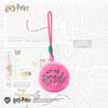 HUGKIS Official Harry Potter Pink Round Pillow Storage Bag & Keychain Coin Pouch Collectible Doll
