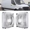Car Rearview Wing Mirror Indicator Lamp Lens Cover Trim Auto Turn Signal Light Fit for Mercedes Sprinter 2018-2024