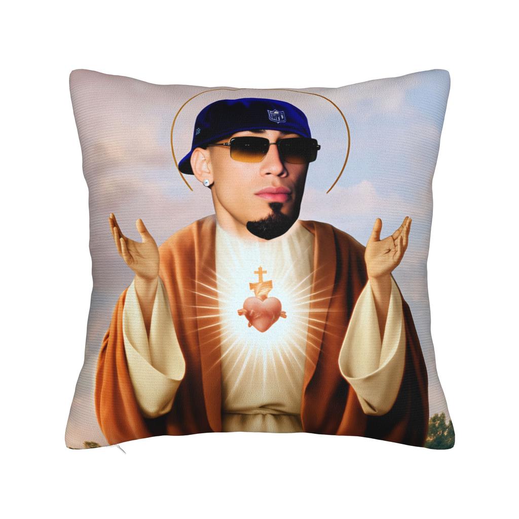 Puerto Rican Rapper A-Anuel AA Pillowcases  Retro Trendy Pillow Case For Sofa Car Home Decor Soft Pillow Cover