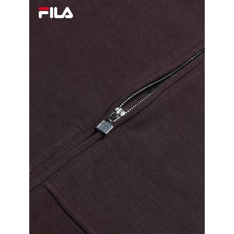Fila Men's Color-block Knit Stand Collar Jacket