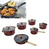 Thick Stainless Steel Cookware Set Multifunctional Frying Pans Milk Pans Saucepans Set Kitchen Cooki
