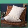 Pillowcase Only Luxurious Plush Square Cushion Cover For Sofa And Living Room With Invisible Zipper