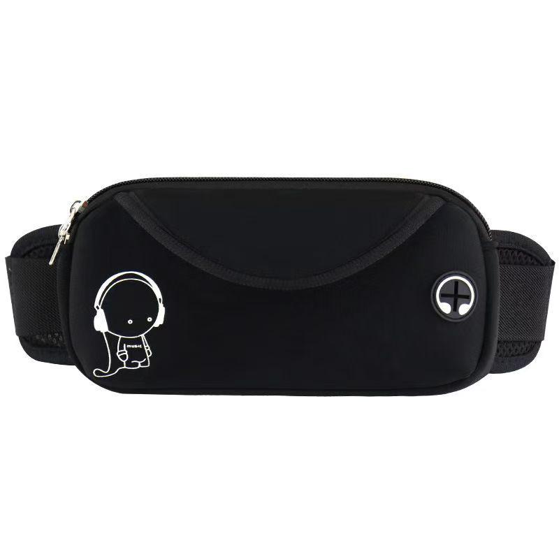 

Унисекс Водонепроницаемая Беговая Поясная Сумка: Вместительная, тонкая, многофункциональная сумка для мобильного телефона чёрный