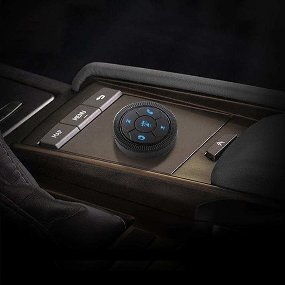 1pcs Car Steering Wheel GPS Wireless Smart Button Key Volume Remote Control General Steering Wheel Button Volume Remote Control