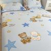 Pure Cotton Bedsheet Cartoon Style Fitted Sheet Queen/King Size Bed Cover Adults Kids Bed Linen sabanas (Pillowcase Need Order)