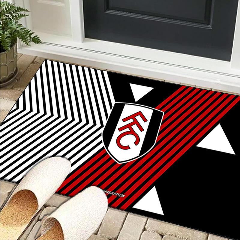 1PC rug Fulham Crest Design Carpet, Chair Rug,Area Rug for Office Bedroom living rooms bedroom, Doormat decor Christmas fan gifts