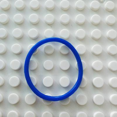 10pcs 2x2 3x3 4x4 5x5 Rubber Band Belt Elastic Cross Section Round Pulley Compatible 85543 85544 85545 85546 for Lego Technic