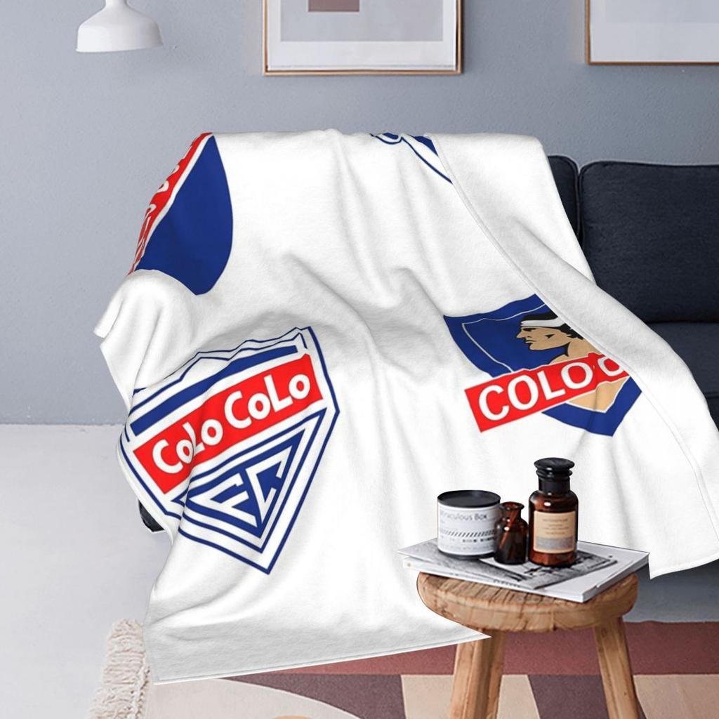 Colo Colo Insignias Blankets Fleece Sofa Throw Blanket Warm Throw Blankets for Home Bedroom Office Throws Bedspread Quilt