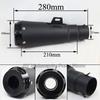 Universal Inlet 51mm Motorcycle Exhaust Muffler Motocross Pipe For Suzuki Gsr 600 Cb650f Trk 502 Nc750x Escape Moto Univer CNC