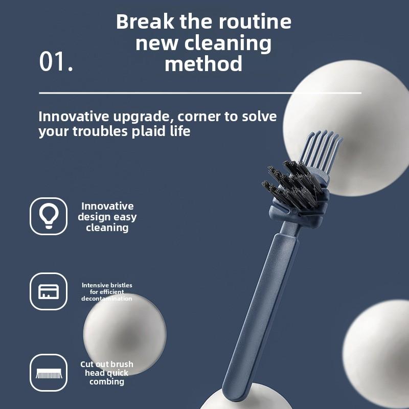 New Simple Comb Cleaning Brush Hollow Cleaning Curly Hair Massage Cleaning Brush To Clean Hair Cleaner