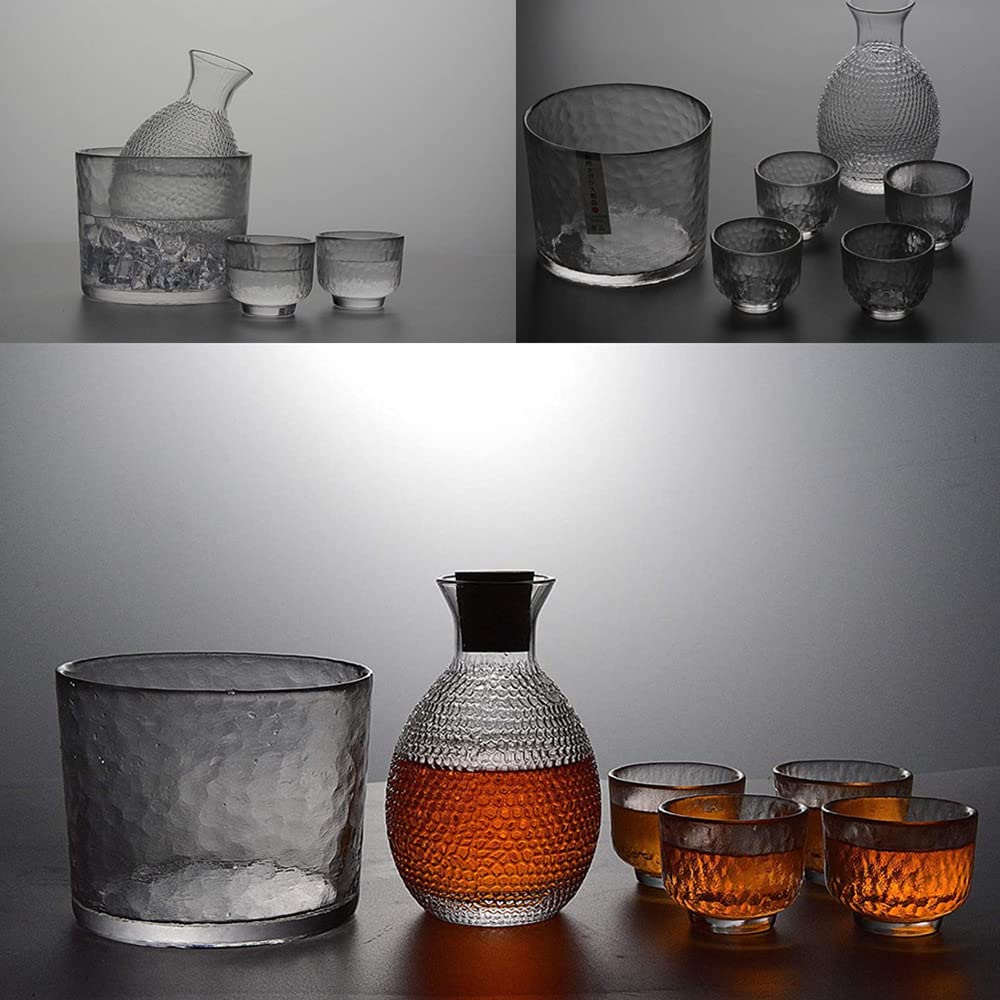 For Sake Glass Sake Set for Cold Includes a Warmer and a Glass Sake Glass Sake and Sake and Perfect for Cold and Hot Ideal for and As a Gift for 60th