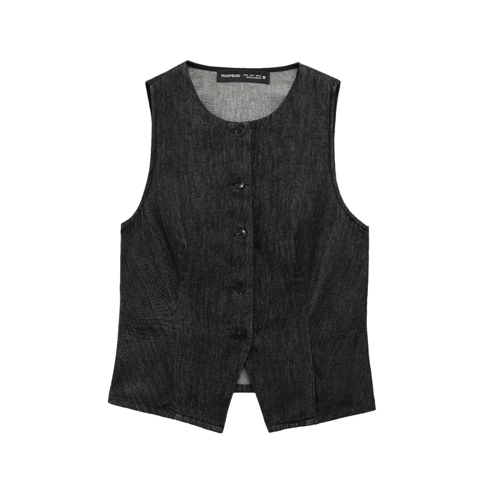 

Весна 2025 Женская европейская и американская стильная удобная джинсовая миди-юбка с высокой талией Large