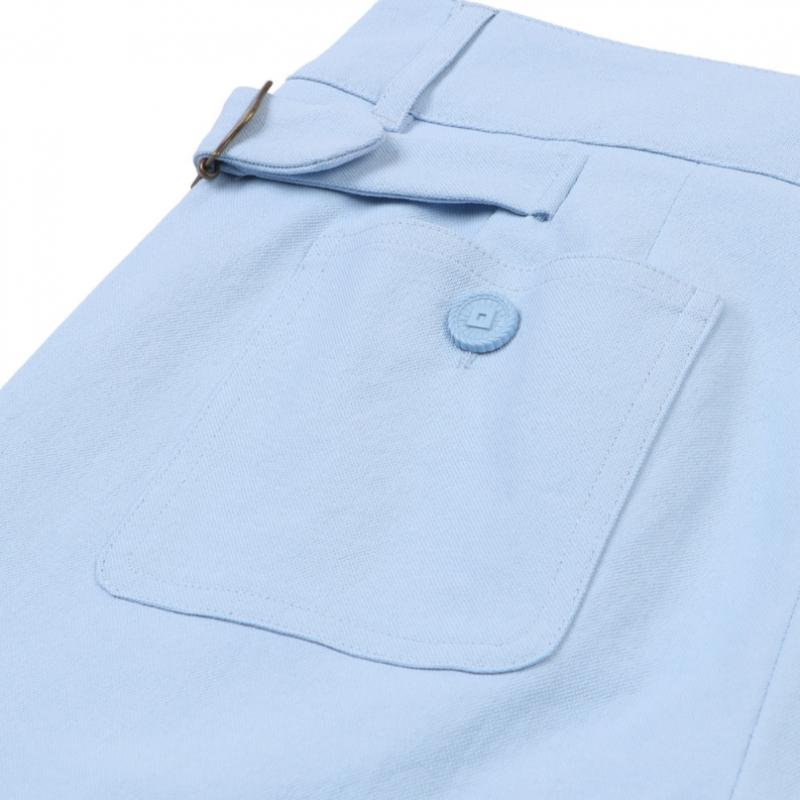 ONOFF Women S Cotton Blend Wide Fit ShortS Of5703la Blue