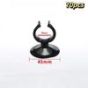 10Pcs Fish Tank Suction Cup Holders Secure Grip Fit Air Tubing Pumps Heater Hoses for Freshwater Aquarium Setup