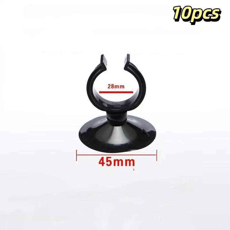10Pcs Fish Tank Suction Cup Holders Secure Grip Fit Air Tubing Pumps Heater Hoses for Freshwater Aquarium Setup