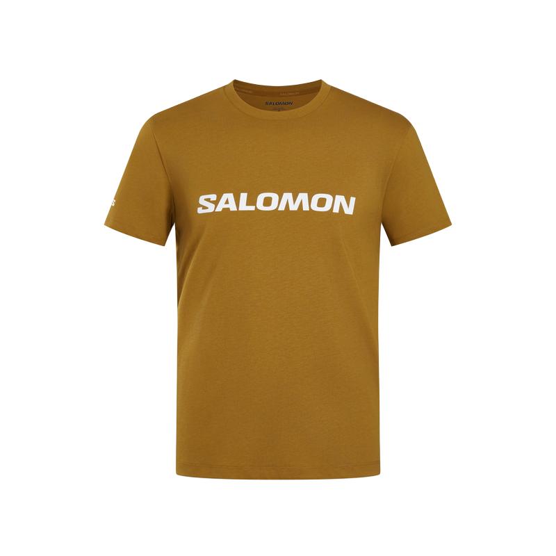 

Salomon Urban Casual Trend Letter Short Sleeve T-Shirt Men Tops C26768 L