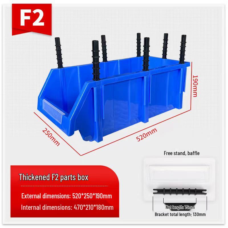 Slanted Mouth Plastic Storage Box for Screws and Tools – Classified Component Shelf
